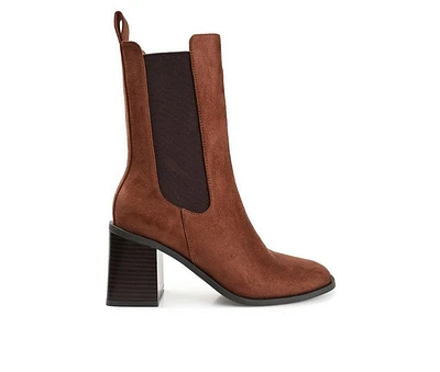 Women's Journee Collection Kaydia Mid Calf Chelsea Boots