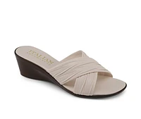 Women's Italian Shoemakers Kenny Wedge Sandals