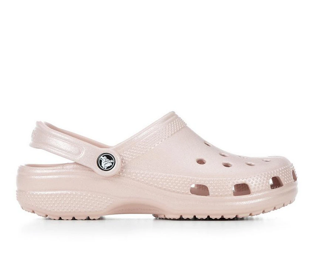 Adults' Crocs Classic Shimmer Clogs