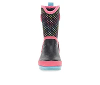 Girls' Western Chief Little Kid & Big Rainbow Wave Neo Waterproof Boots