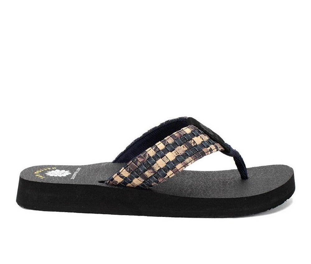 Women's Yellow Box Naddy Flip-Flops