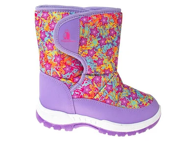 Girls' Rugged Bear Little Kid & Big Flower Colorsplash Winter Boots