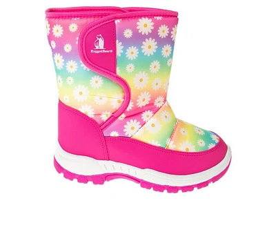 Girls' Rugged Bear Little Kid & Big Aurora Flowers Winter Boots