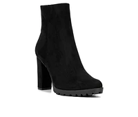 Women's New York and Company Araceli Heeled Booties