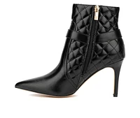 Women's New York and Company Magdalena Heeled Booties