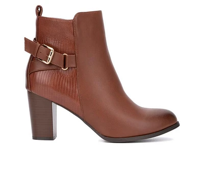 Women's New York and Company Andra Heeled Booties