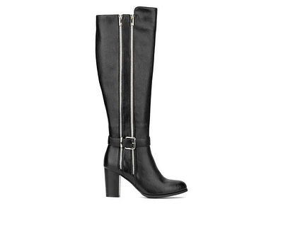 Women's New York and Company Andrina Knee High Heeled Boots
