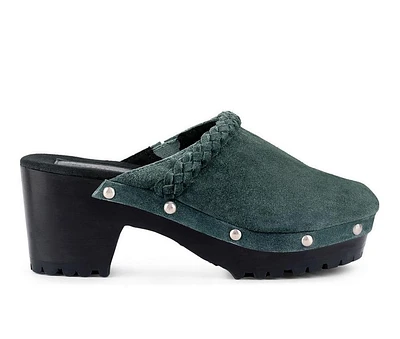 Women's Rag & Co Inca Heeled Clogs