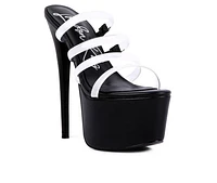 Women's London Rag Up Platform Stiletto Sandals