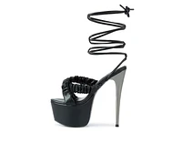 Women's London Rag Pop Era Platform Stiletto Sandals