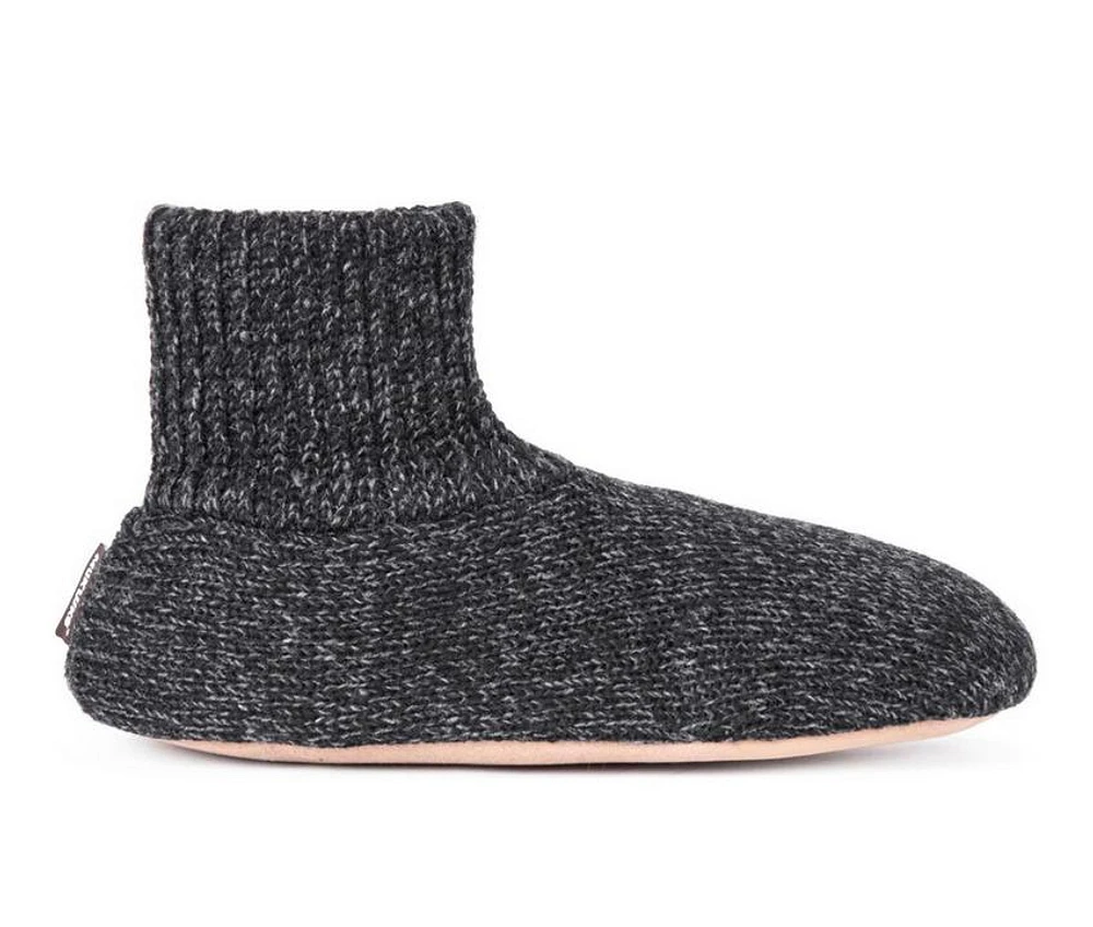 MUK LUKS Men's Morty Ragg Wool Slipper Sock