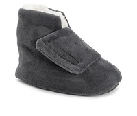 MUK LUKS Men's Adjustable Shearling Bootie Slippers