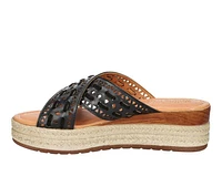 Women's Bella Vita Italy Exa-Italy Espadrille Wedge Sandals