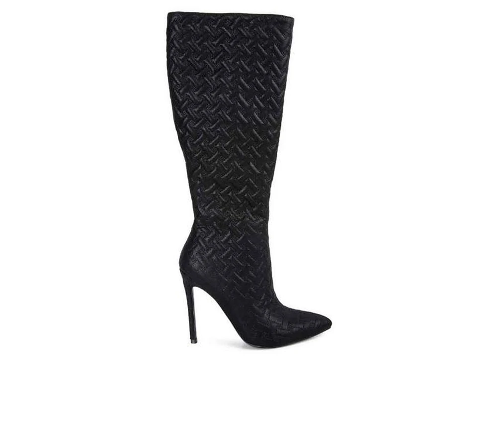 Women's London Rag Tinkles Knee High Stiletto Boots