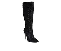 Women's London Rag Tinkles Knee High Stiletto Boots