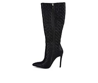 Women's London Rag Tinkles Knee High Stiletto Boots