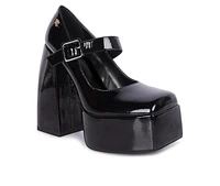 Women's Rag & Co Pablo Platform Block Heel Mary Janes