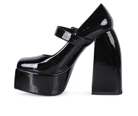 Women's Rag & Co Pablo Platform Block Heel Mary Janes