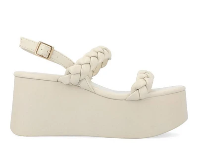 Journee Collection Zannah Platform Wedge Sandals