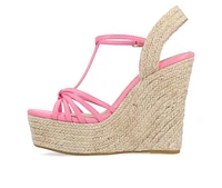 Women's Journee Collection Yara Espadrille Wedge Sandals