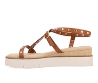 Women's Journee Collection Lindsay Low Wedge Platform Sandals