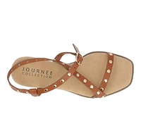 Women's Journee Collection Lindsay Low Wedge Platform Sandals