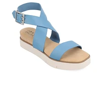 Women's Journee Collection Havalee Low Wedge Platform Sandals