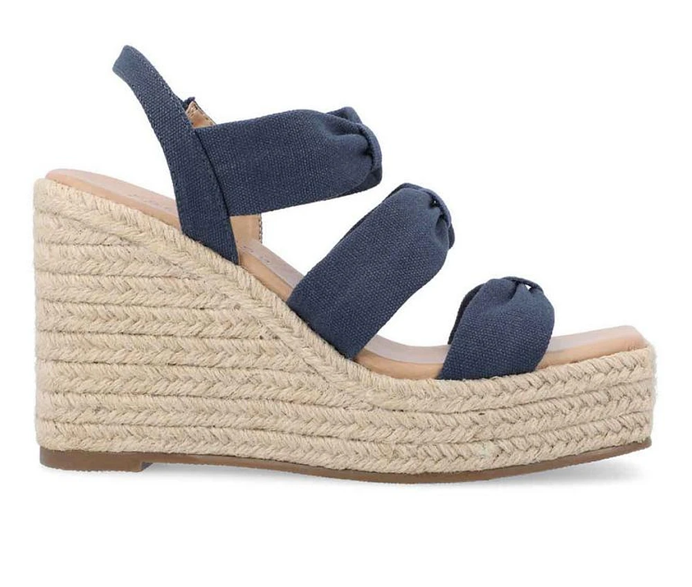 Women's Journee Collection Santorynn Espadrille Wedge Sandals