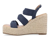 Women's Journee Collection Santorynn Espadrille Wedge Sandals