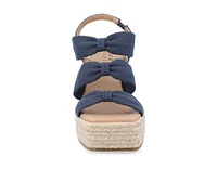 Women's Journee Collection Santorynn Espadrille Wedge Sandals