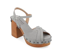 Women's Journee Collection Alary Platform Dress Sandals