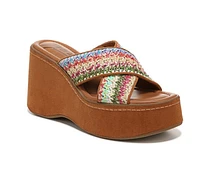 Women's Zodiac Nessa-Raffia Wedge Platform Sandals