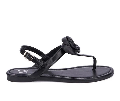 Women's New York and Company Rosette Sandals