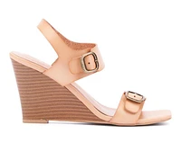 Women's New York and Company Velma Wedge Sandals