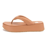 Women's Yellow Box Asbury Platform Flip-Flops