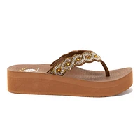 Women's Yellow Box Barbara Platform Flip-Flops