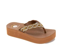 Women's Yellow Box Barbara Platform Flip-Flops