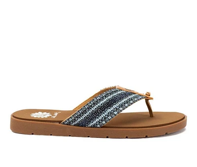 Women's Yellow Box Fania Flip-Flops