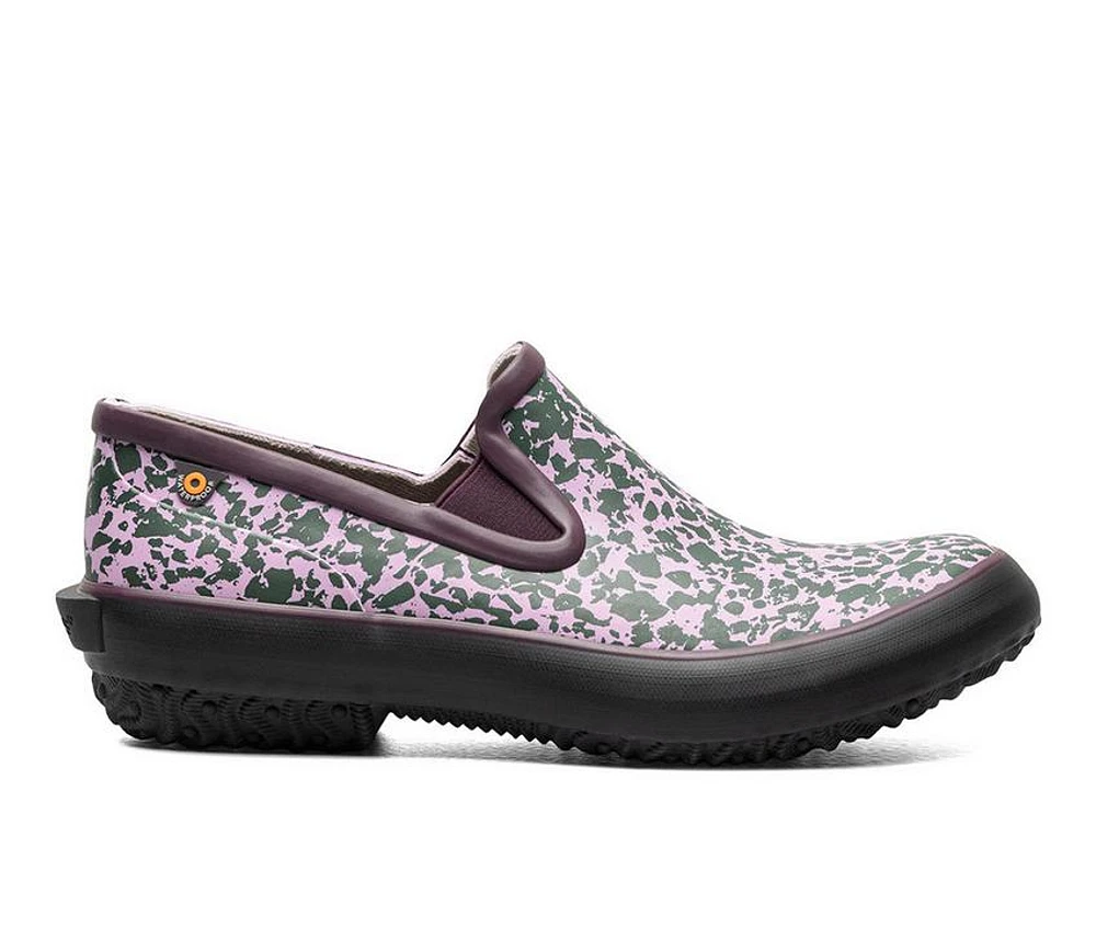 Women's Bogs Footwear Patch Slip On - Spotty Rain Clogs