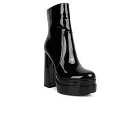 Women's London Rag Bander Platform Heeled Booties