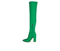 Women's London Rag Schiffer Over The Knee Heeled Boots