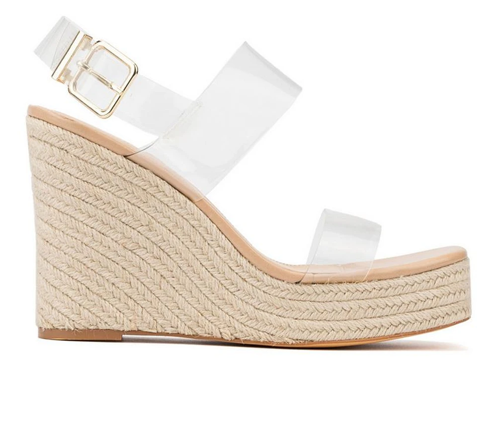 Women's Fashion to Figure Billie Wide Width Wedges