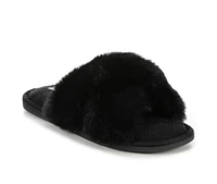 Jessica Simpson Women's Plush Cross Slide