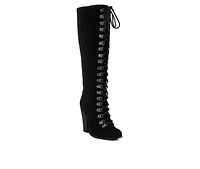 Women's Rag & Co Sleet-Slay Lace Up Knee High Boots