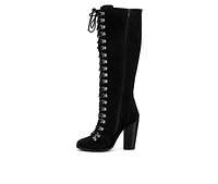 Women's Rag & Co Sleet-Slay Lace Up Knee High Boots