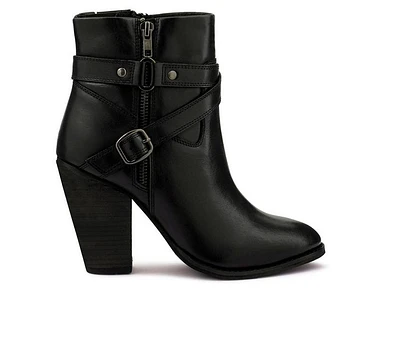 Women's Rag & Co Cat-Track Heeled Booties