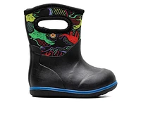 Boys' Bogs Footwear Toddler Classic Neon Dino Rain Boots