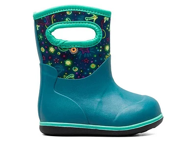 Girls' Bogs Footwear Toddler Classic Neon Unicorn Rain Boots