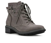 Women's Cliffs by White Mountain Elibeth Lace Up Booties