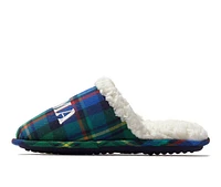 Dearfoams Mama Bear Plaid Scuff Slippers